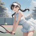 Playing Tennis 5枚目