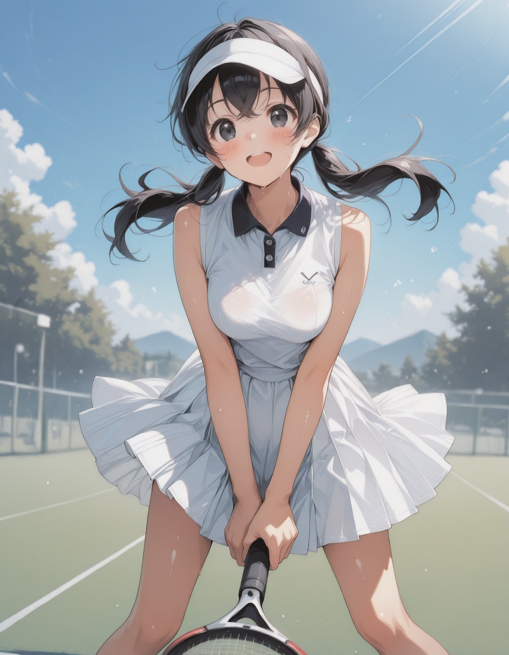 Playing Tennis