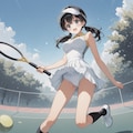 Playing Tennis 4枚目