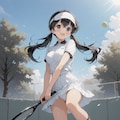Playing Tennis 3枚目