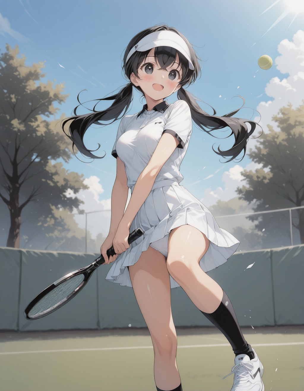 Playing Tennis