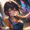 今日はいいいろの日。フェイス＆ボディペインティングの日。いいいろ塗装の日　その２ 6枚目