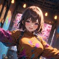 今日はいいいろの日。フェイス＆ボディペインティングの日。いいいろ塗装の日　その２ 7枚目