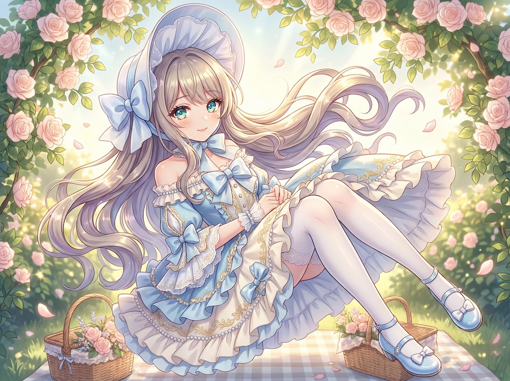 薔薇園に降る蜜光