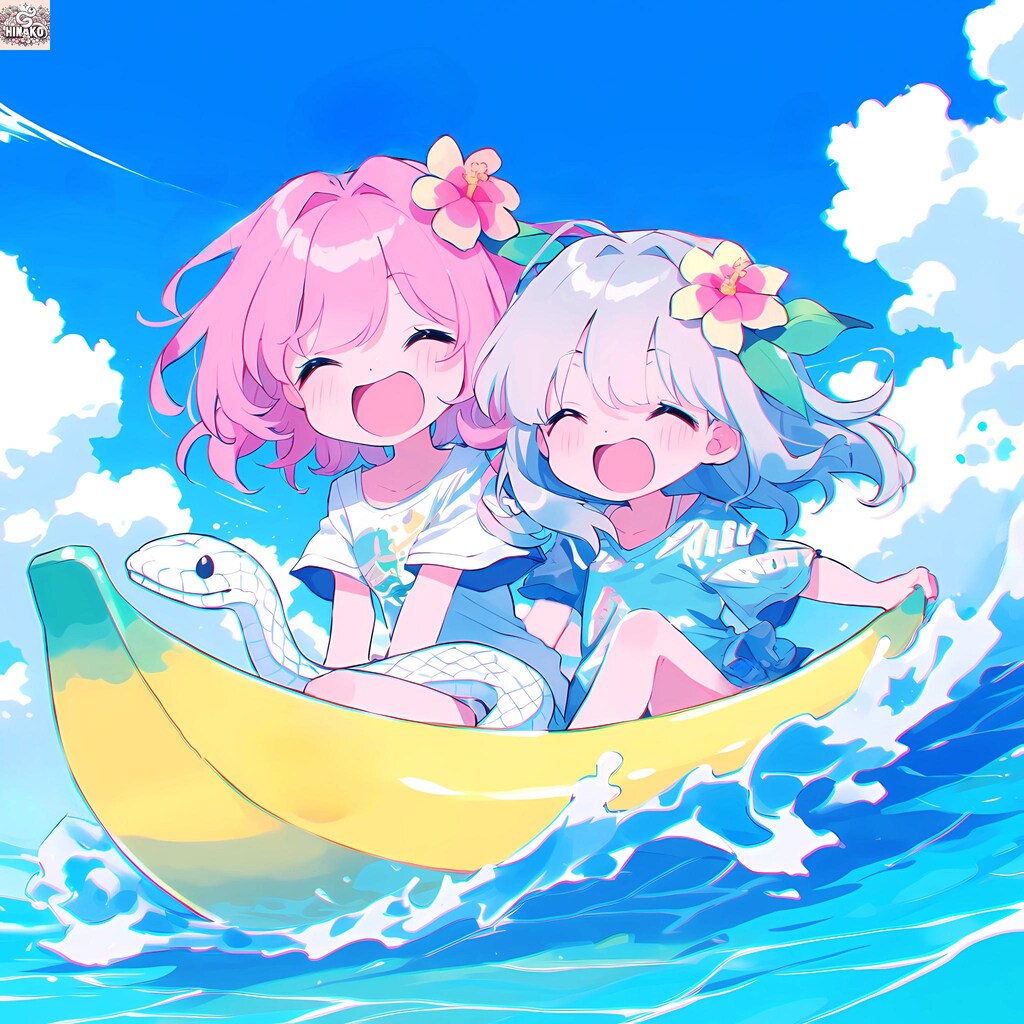 バナナボートで…ん？バナナ🍌？😳