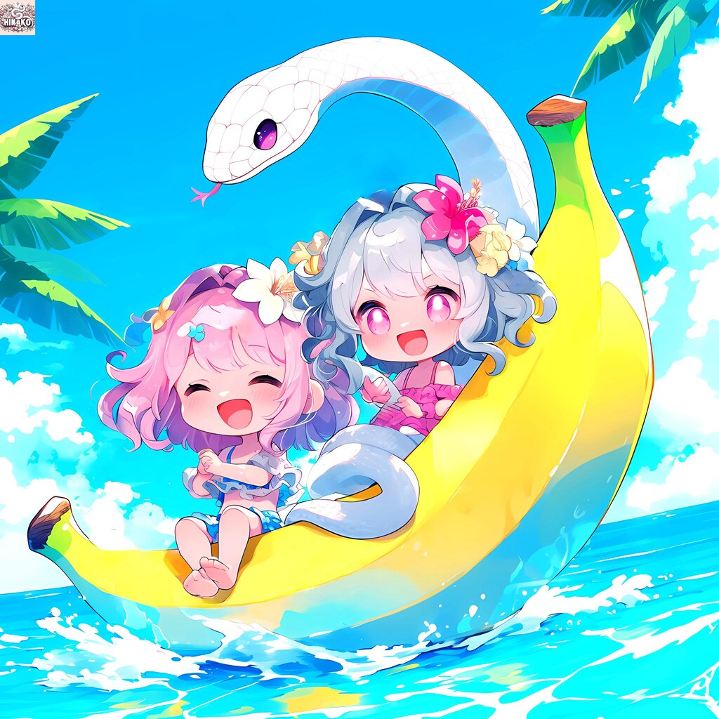 バナナボートで…ん？バナナ🍌？😳