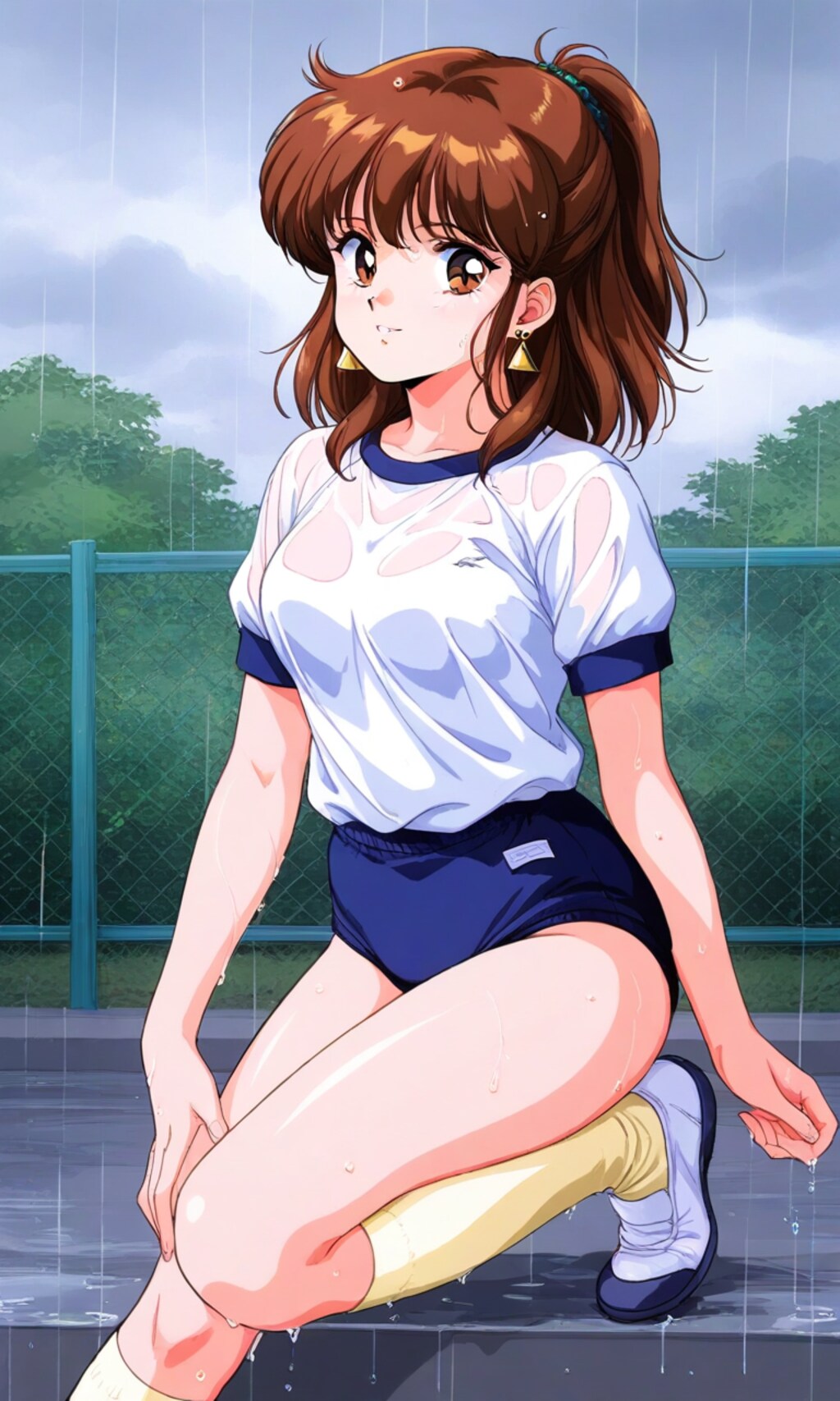 雨の日のブルマ