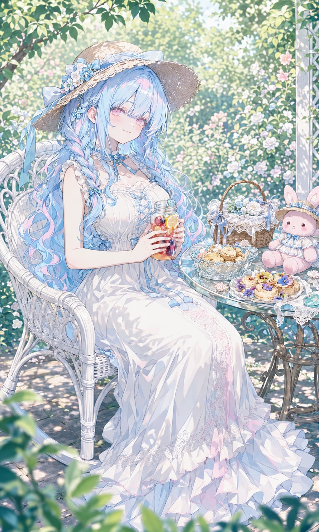 夏の庭で🍹