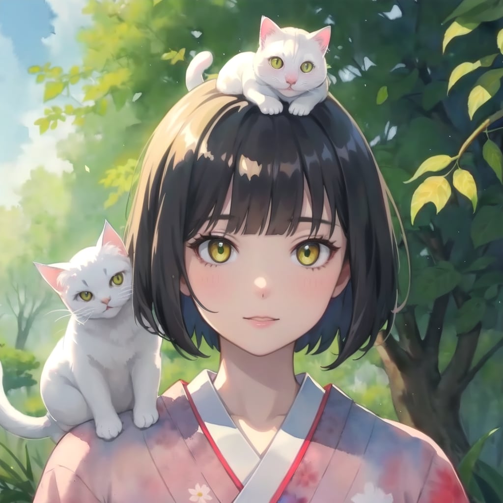 猫と一緒 | の人気AIイラスト・グラビア