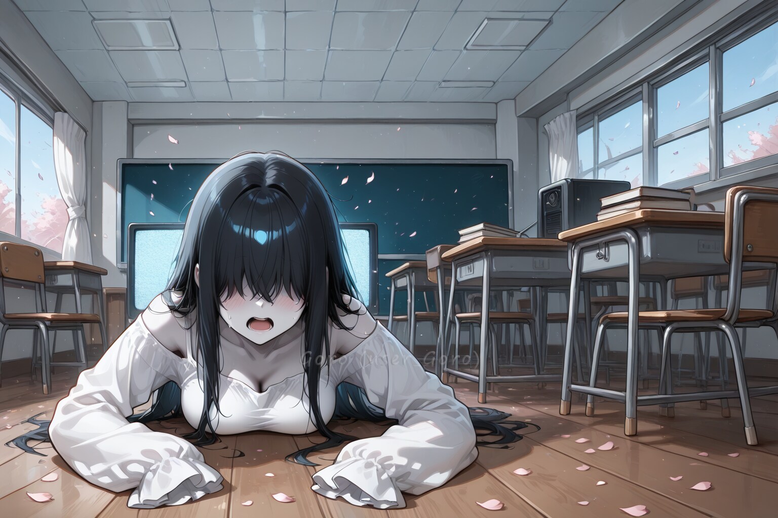 貞ちゃんの通学風景