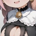 ピンク髪鈴付き娘がいろいろポロリ 7枚目