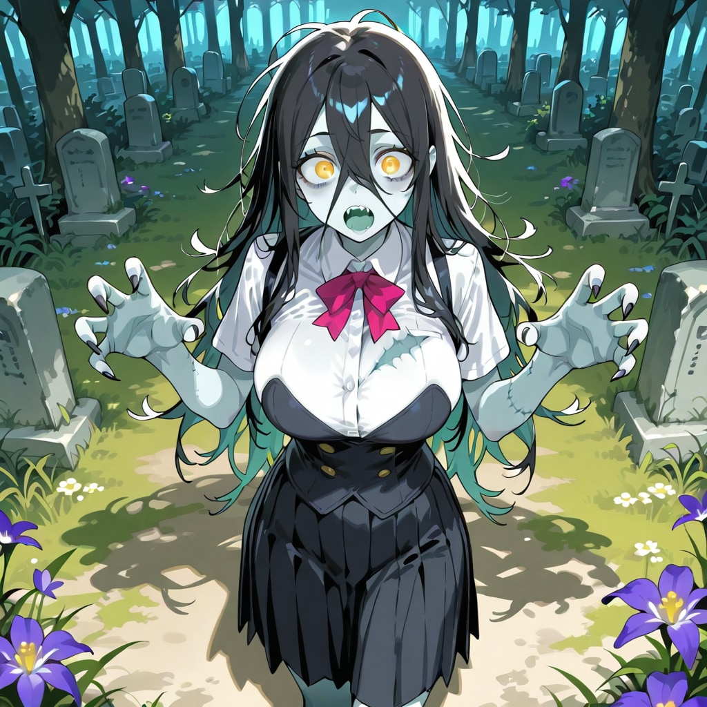 ゾンビ娘 | の人気AIイラスト・グラビア