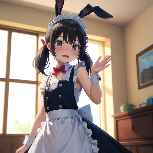 メイドバニー ao1-3 | の人気AIイラスト・グラビア