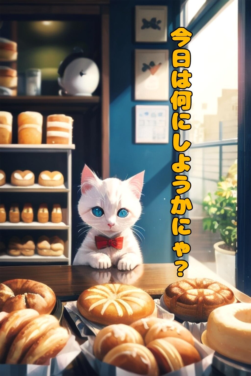 【動物】猫✕パン屋