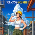 今日もしっかり水分補給してね 2枚目