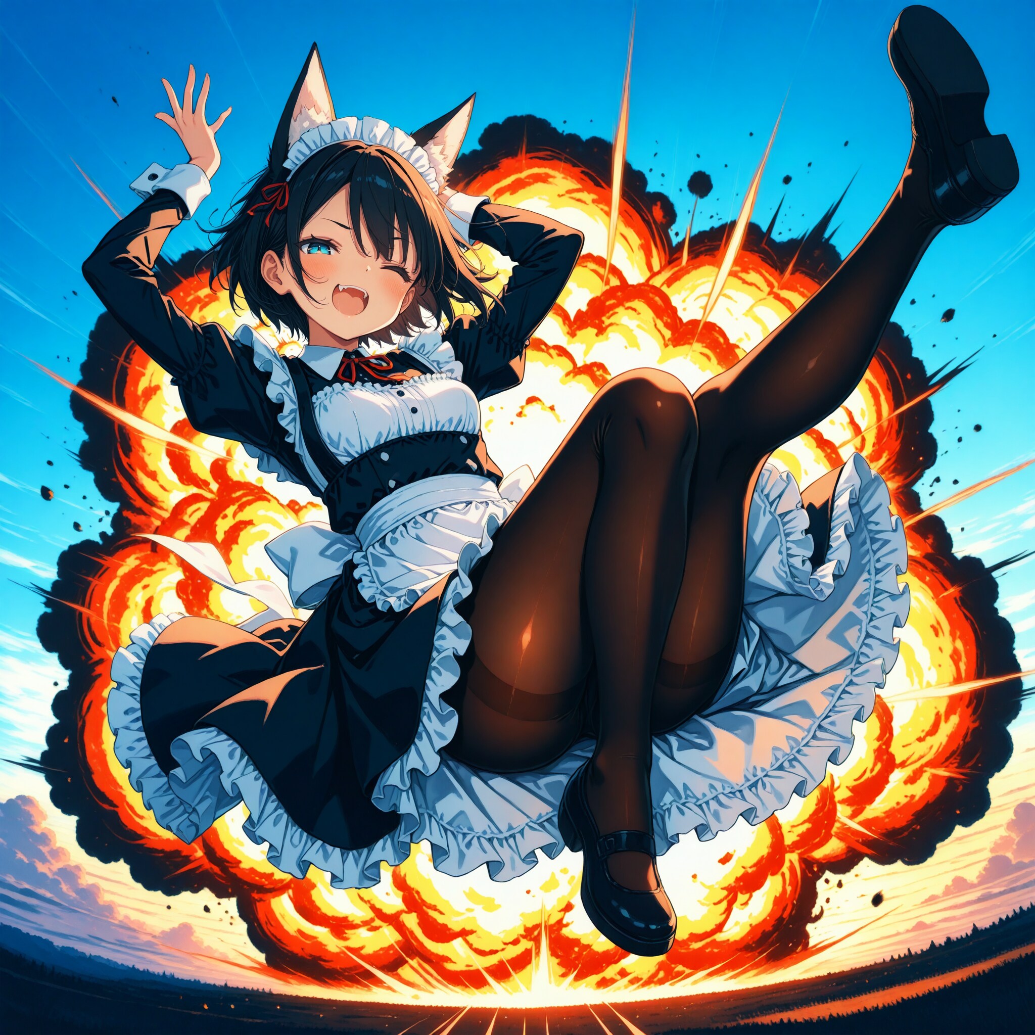 元気爆発で空を飛ぶ！