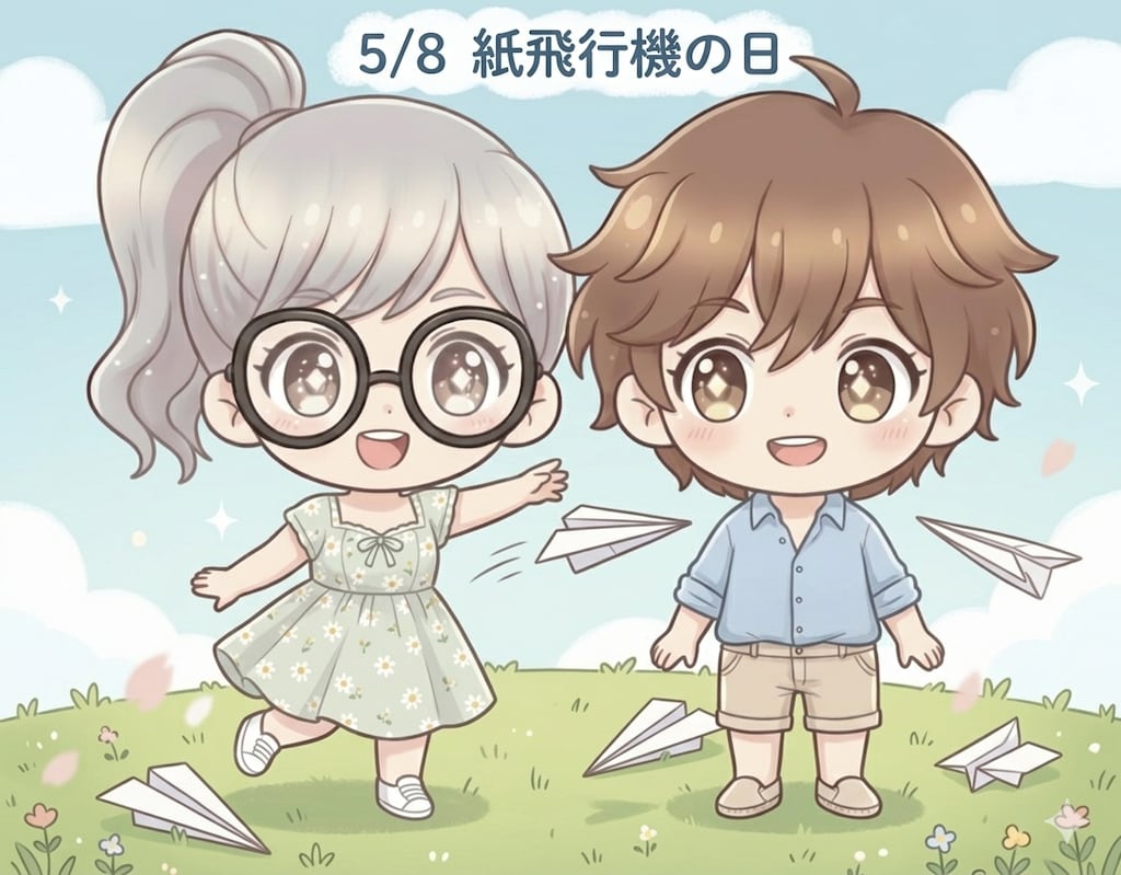 今日は「紙飛行機の日」