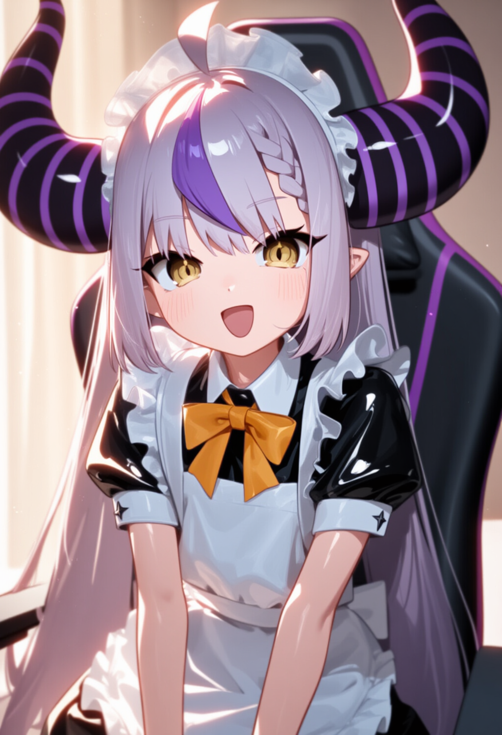メイド服で配信するVTuber