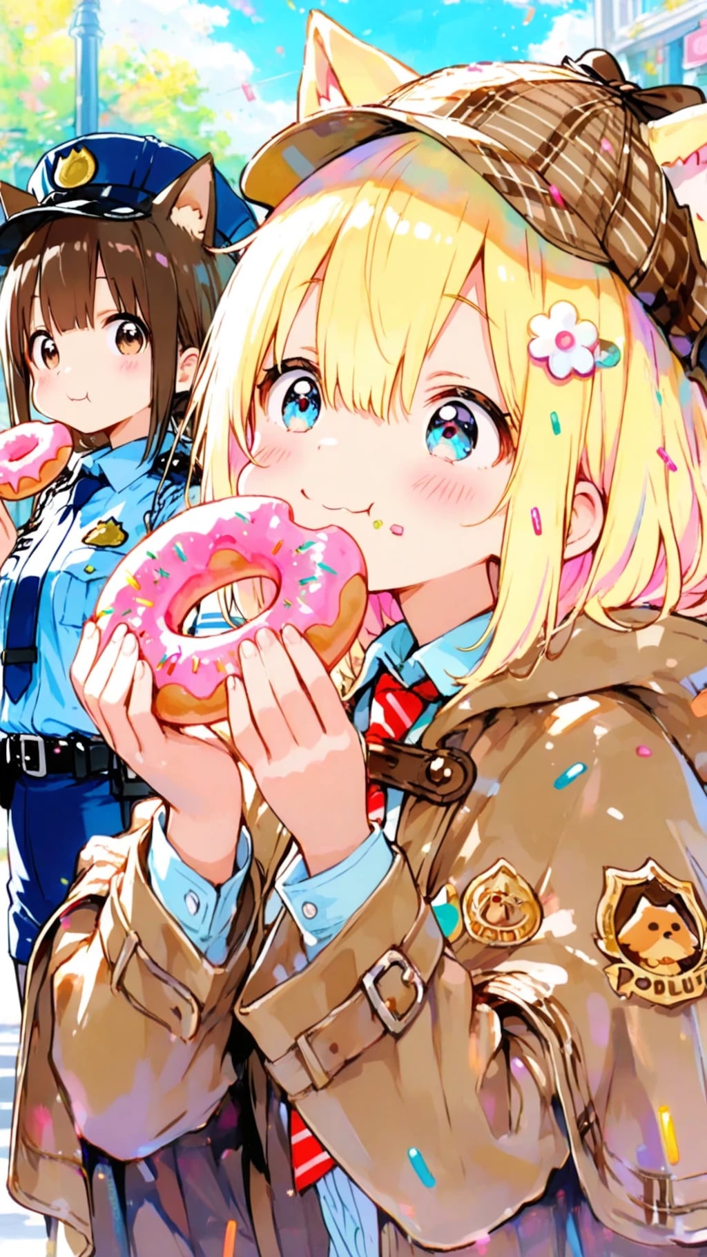 猫警官と犬探偵