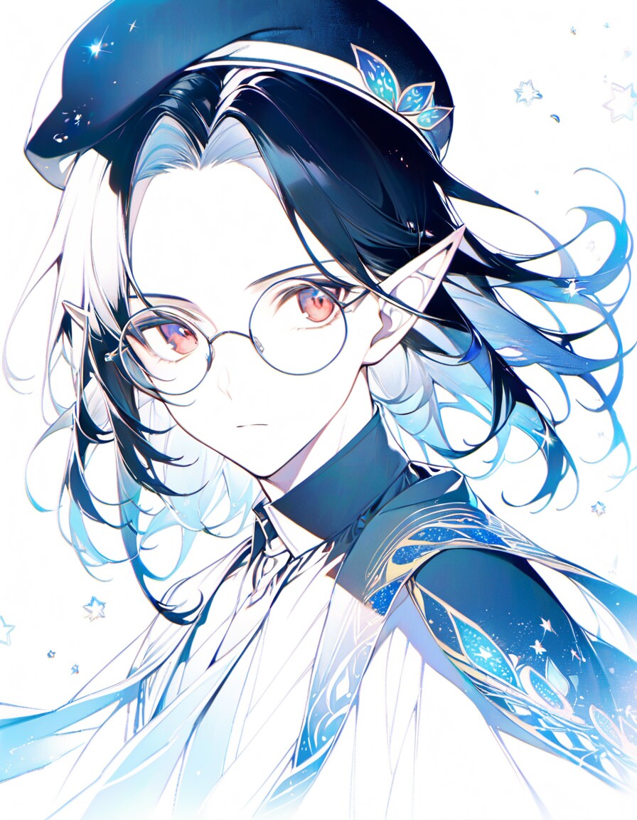 黒髪メガネのエルフくんXL