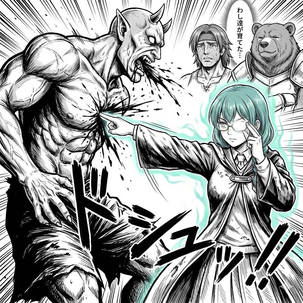 (自己強化)魔法使い+拳闘士