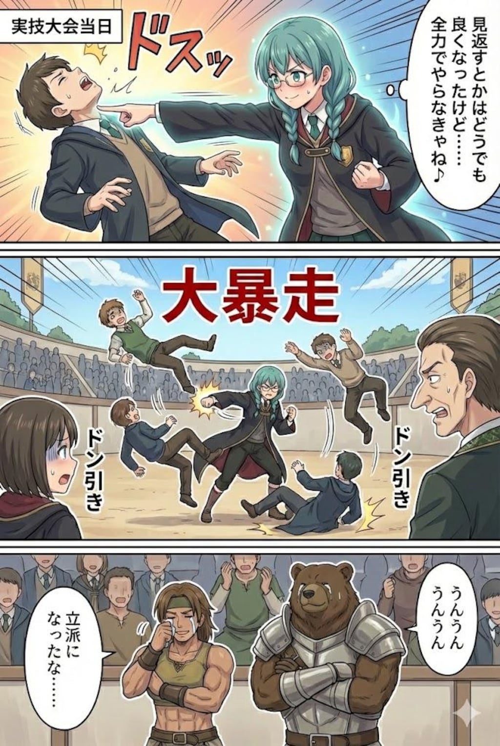 (自己強化)魔法使い+拳闘士