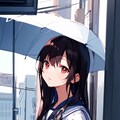 都会の雨 4枚目