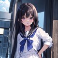 都会の雨 3枚目