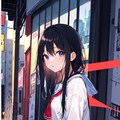 都会の雨 5枚目