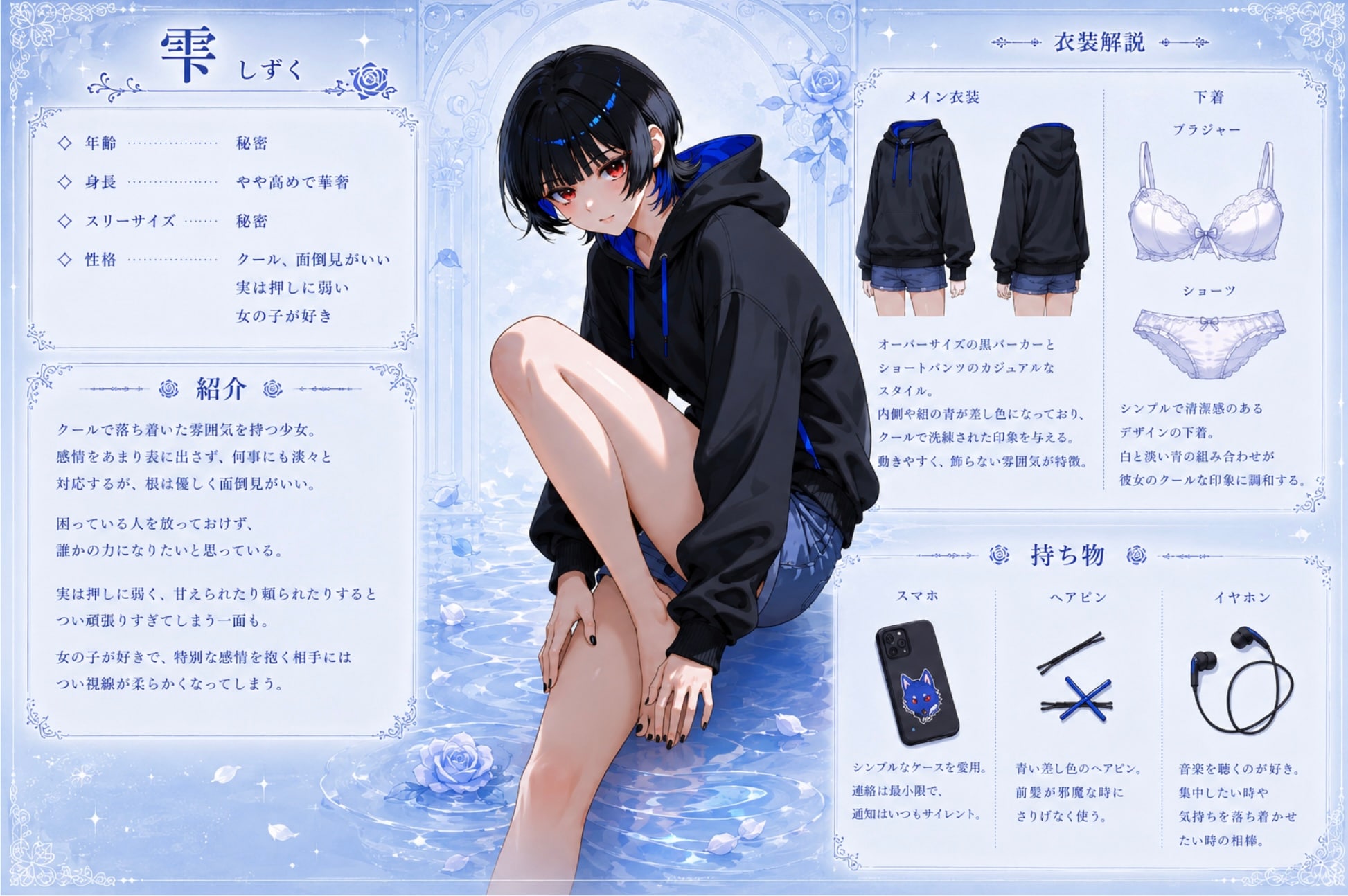 雫のキャラシート