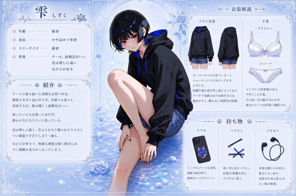 雫のキャラシート
