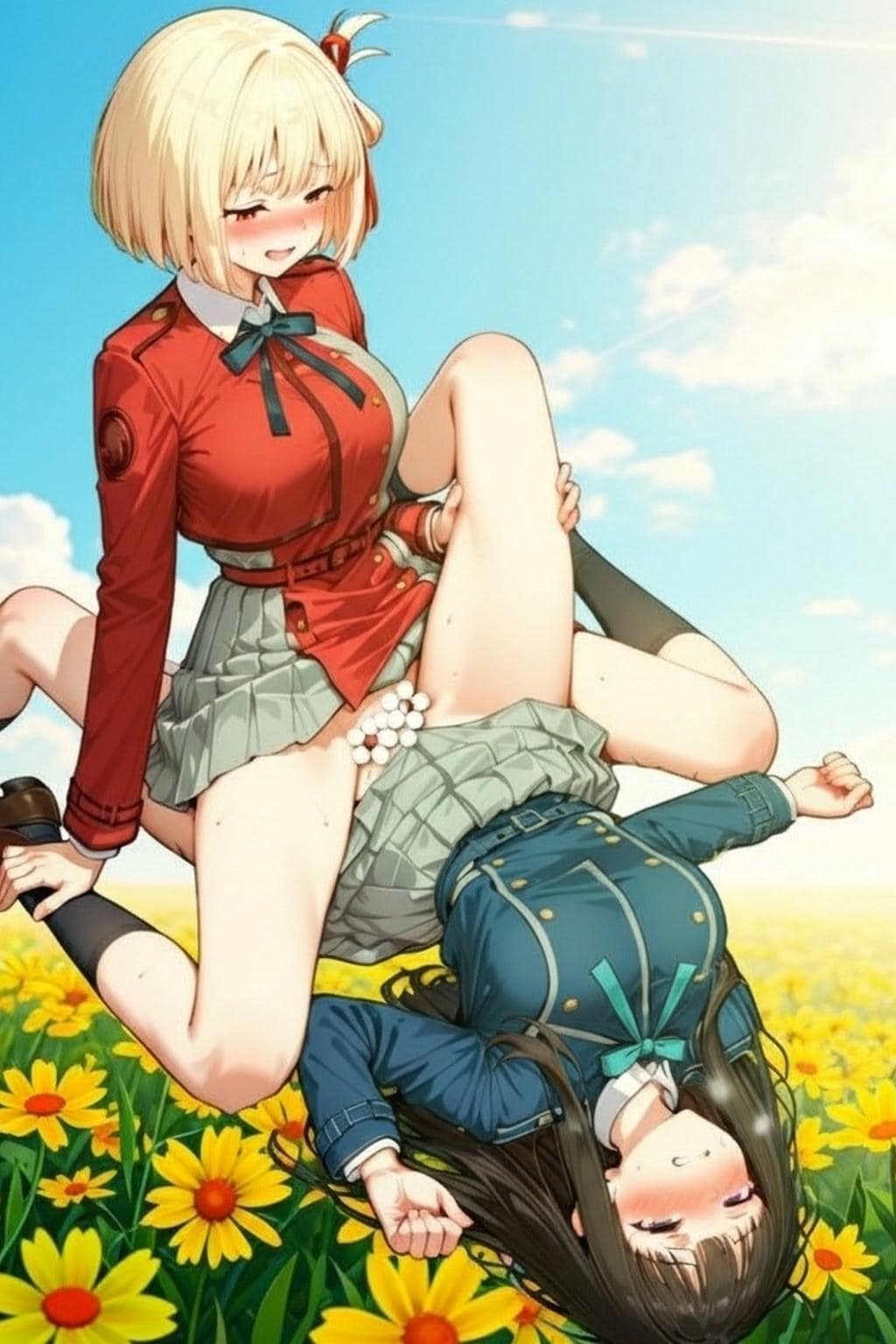 花園の二人629