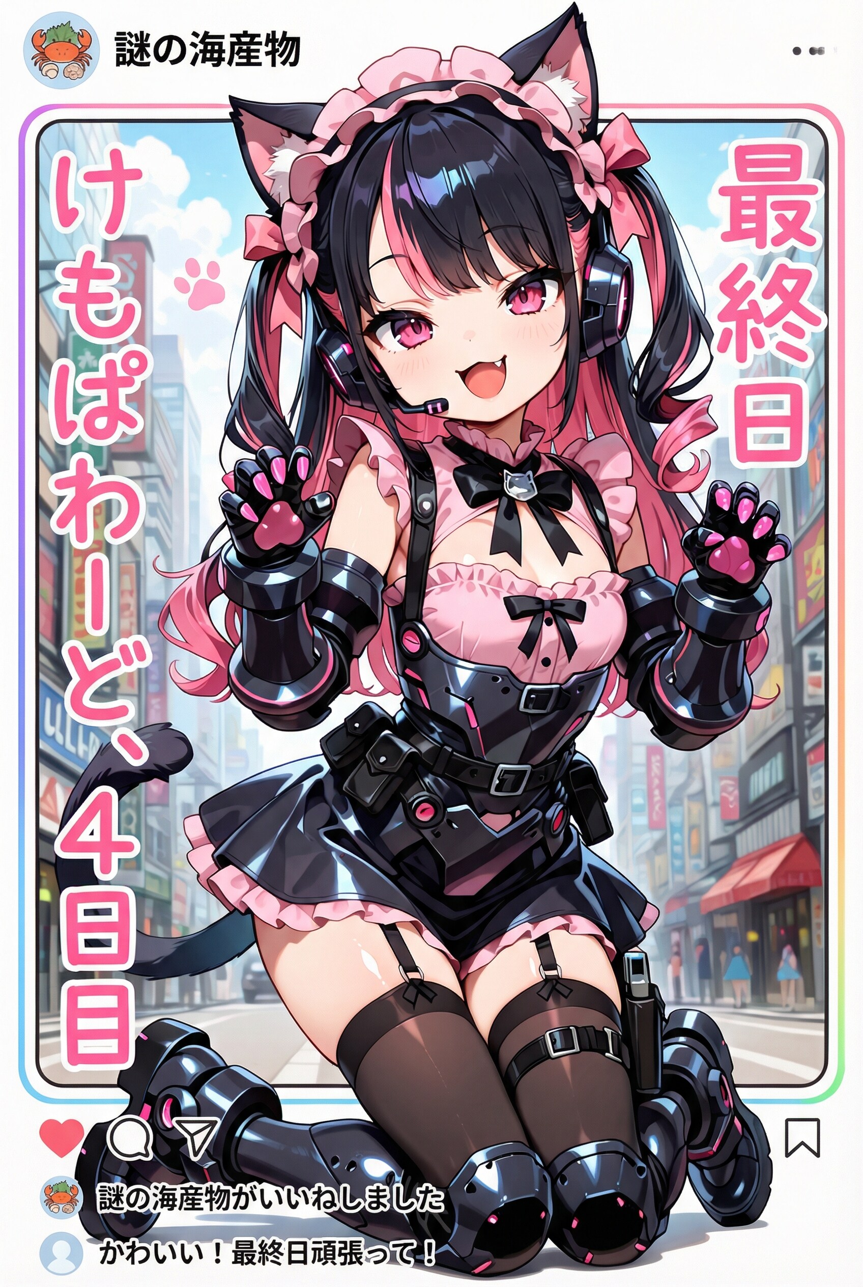ケモミミパワードスーツ企画、４日目！（最終日）