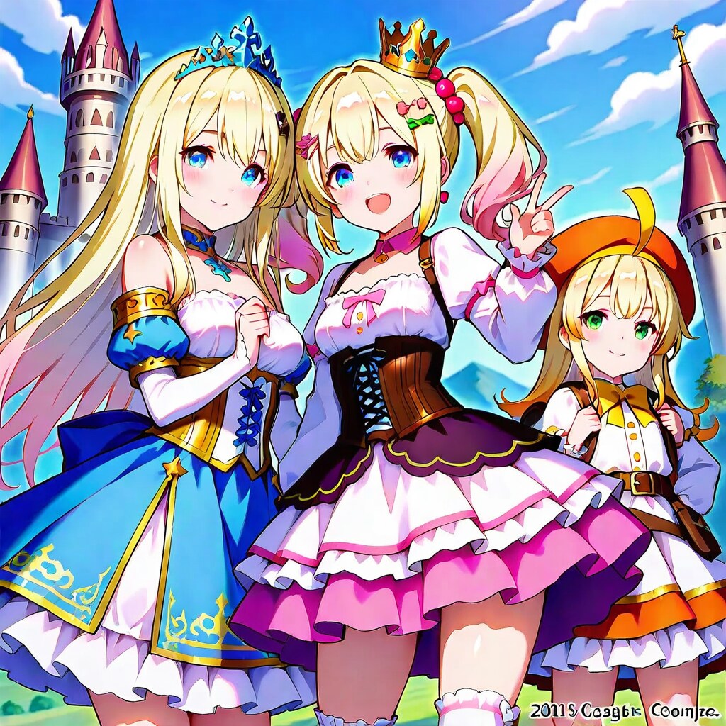 三姉妹のプリンセスと古の王国