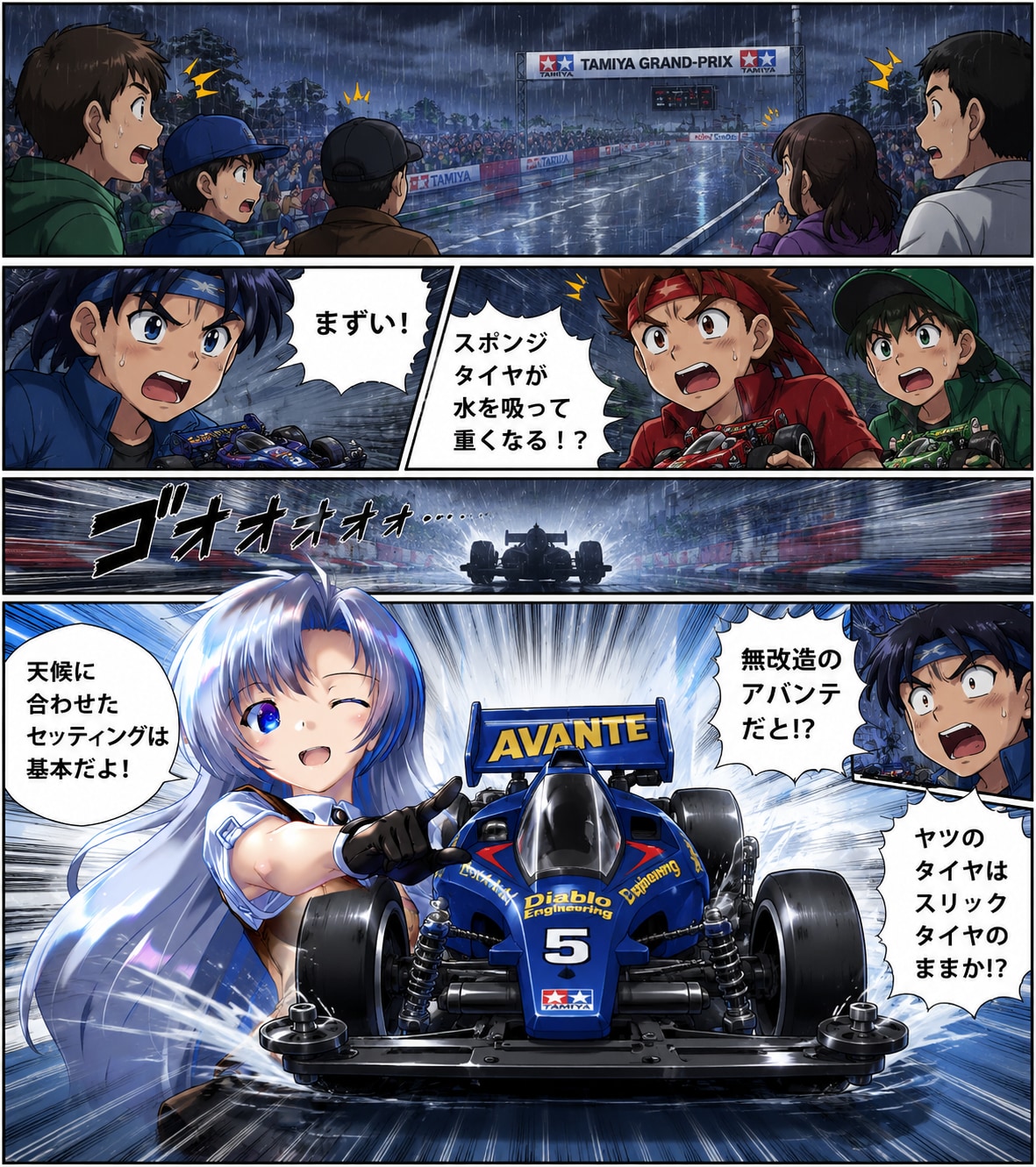 雨は時にホビーの味方 | の人気AIイラスト・グラビア