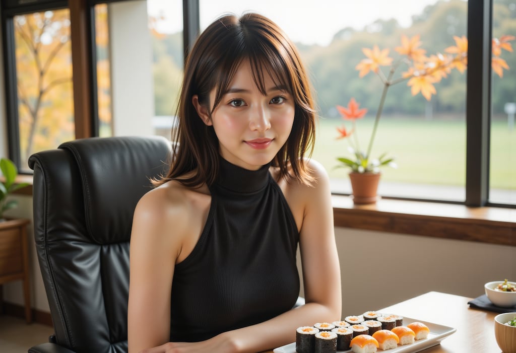 会社でお寿司ランチ