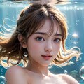 光射す水面 2枚目