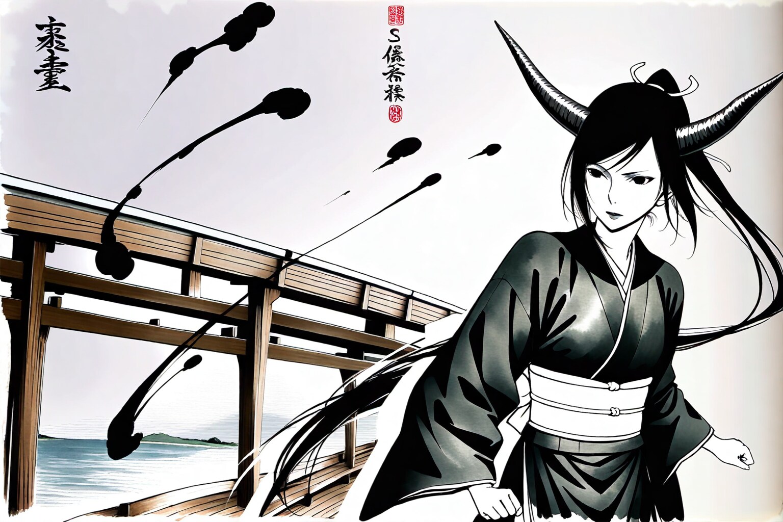 百鬼夜行 橋姫 | の人気AIイラスト・グラビア