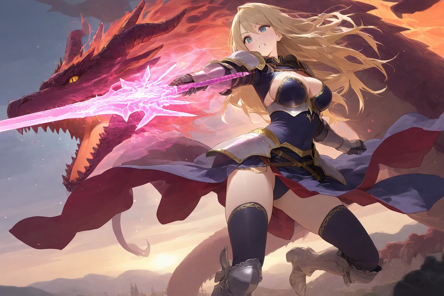 ドラゴンのと戦い