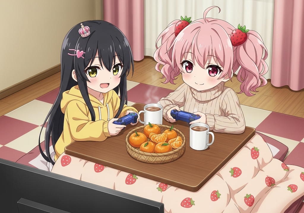 ツムちゃん家でゲーム