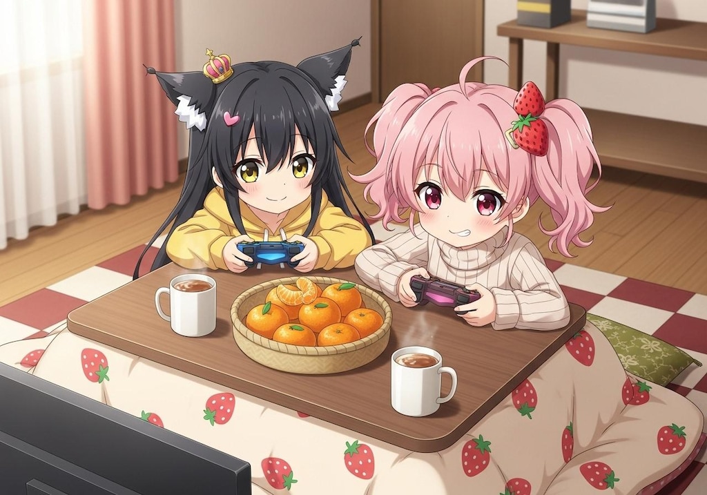 ツムちゃん家でゲーム