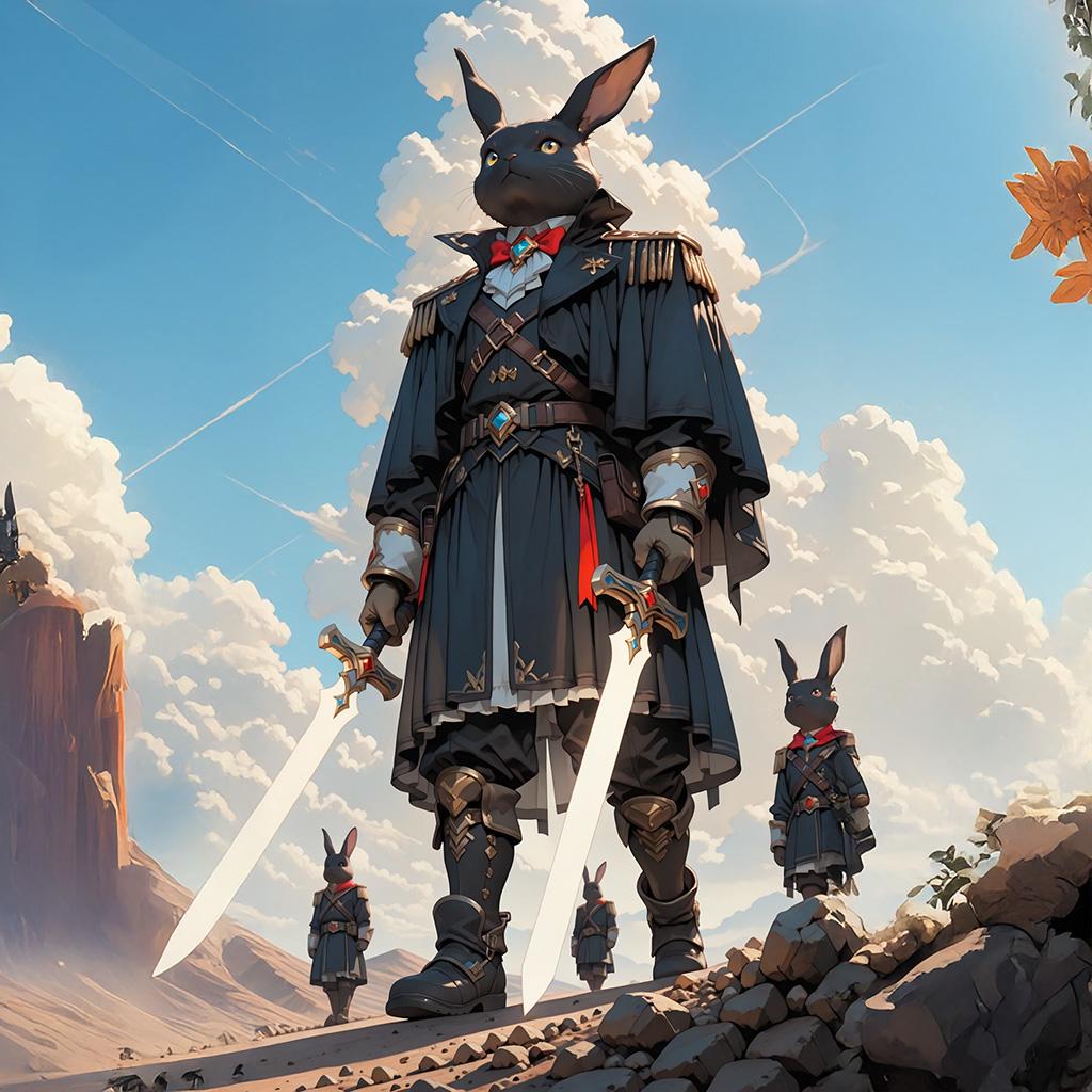 『ウサギ騎士団前へ！』 | の人気AIイラスト・グラビア