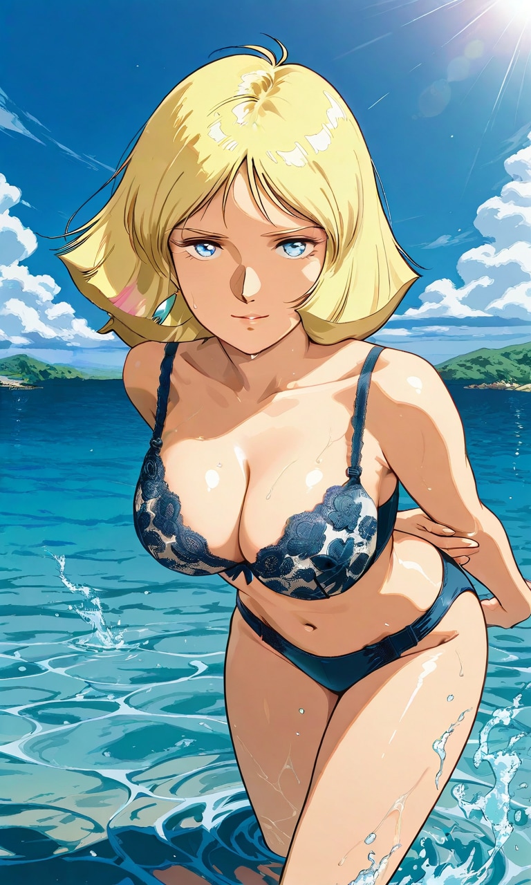 好みかしら？アムロ？