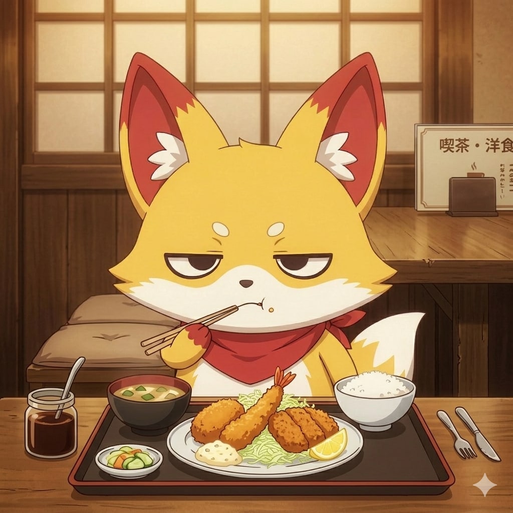 ミックスフライ定食