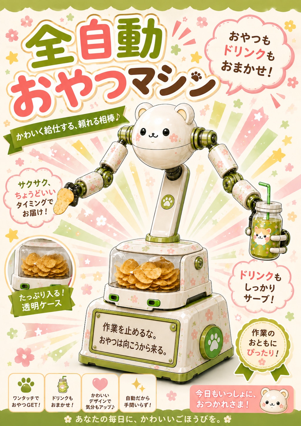 【うちの娘グッズ】全自動おやつマシン