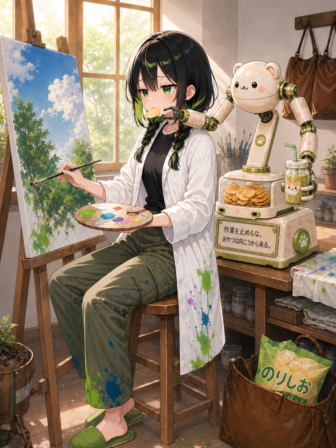 【うちの娘グッズ】全自動おやつマシン | の人気AIイラスト・グラビア