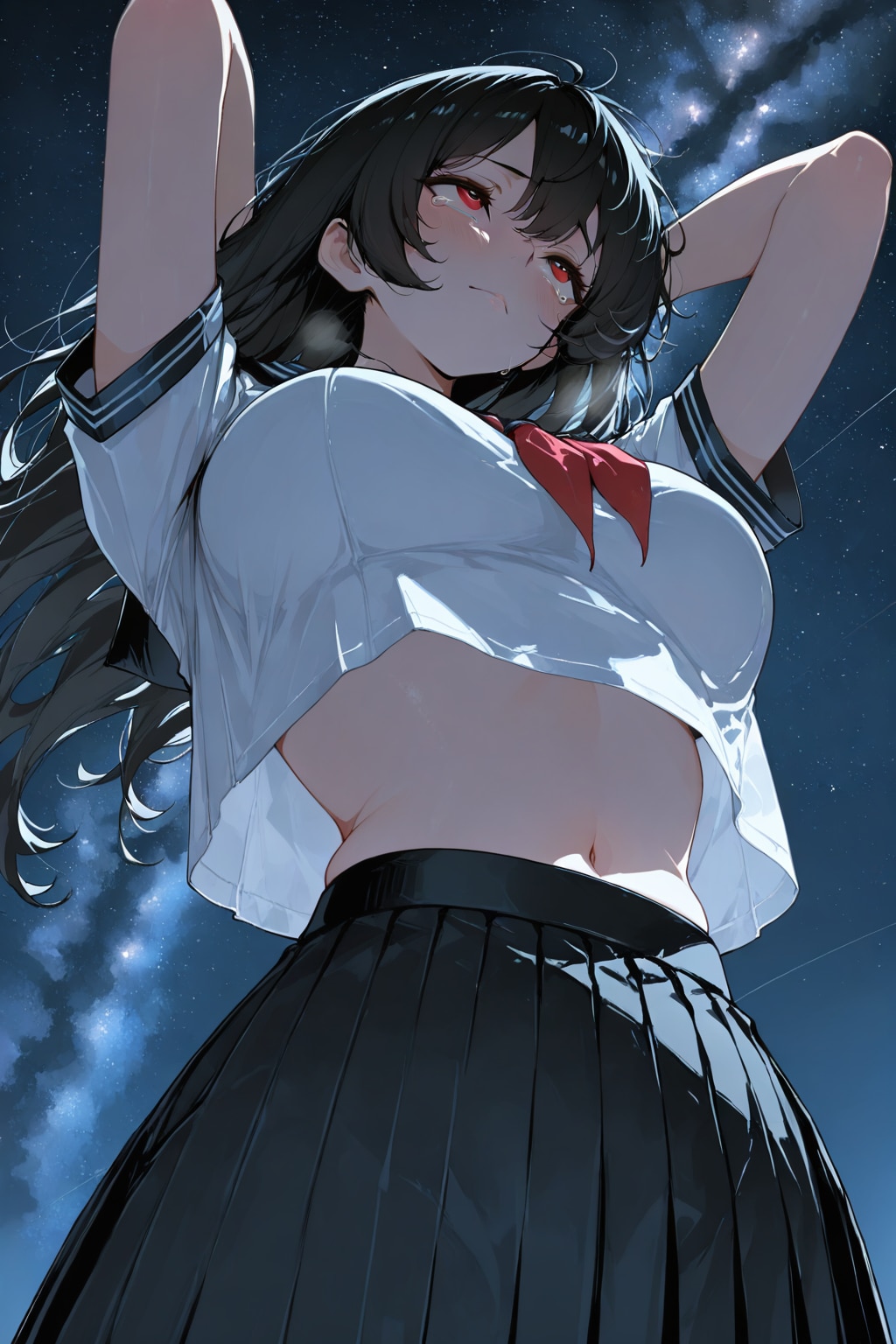 リゾート地の星空