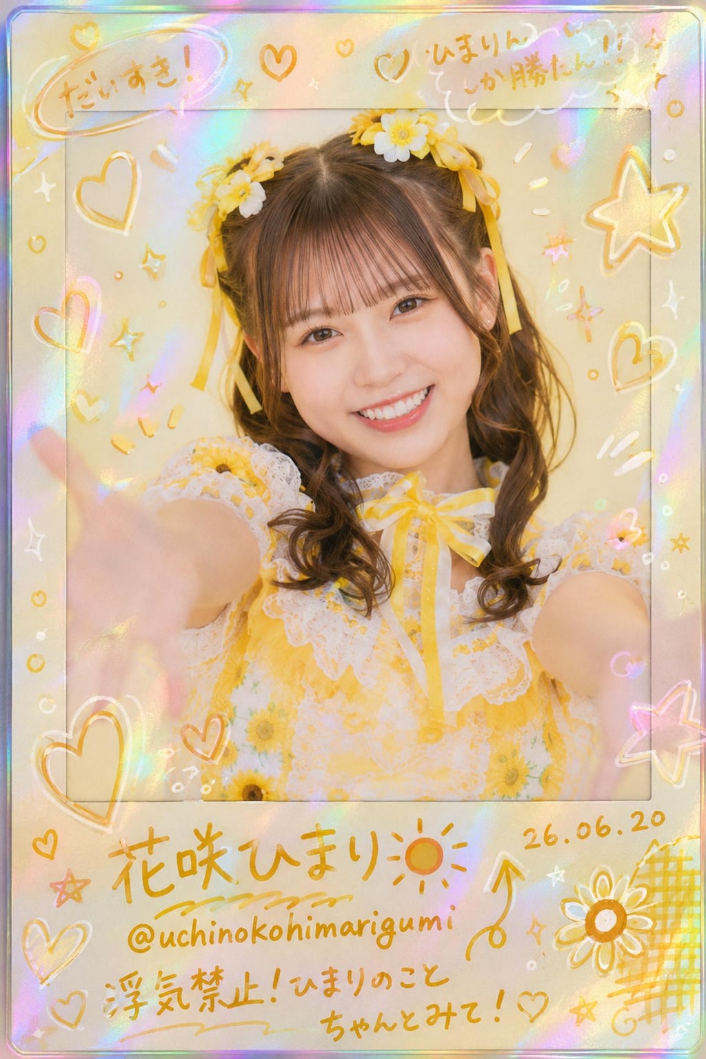 【AIデコフォト】地下アイドルSSRデコチェキ(アストラさんコラボ公式企画「＃AIデコフォト」参戦作品)