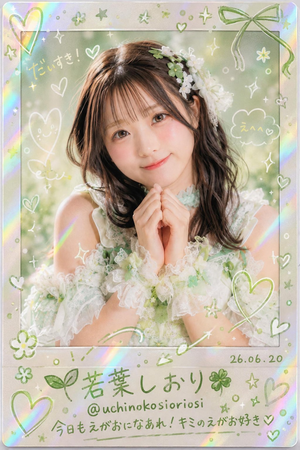 【AIデコフォト】地下アイドルSSRデコチェキ(アストラさんコラボ公式企画「＃AIデコフォト」参戦作品)