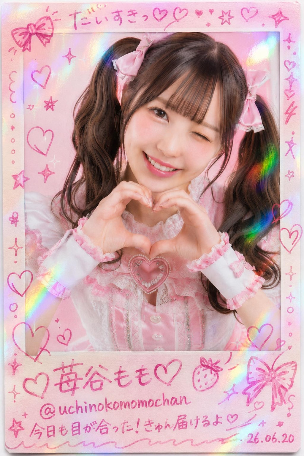 【AIデコフォト】地下アイドルSSRデコチェキ(アストラさんコラボ公式企画「＃AIデコフォト」参戦作品)